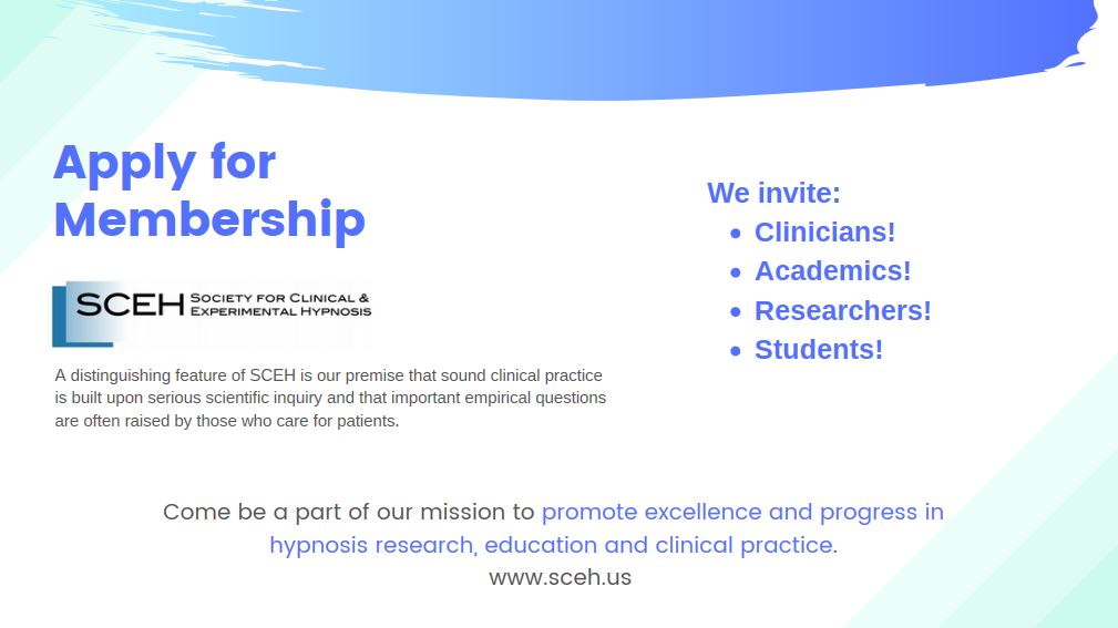 SCEh apply for membership